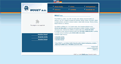 Desktop Screenshot of moget.sk